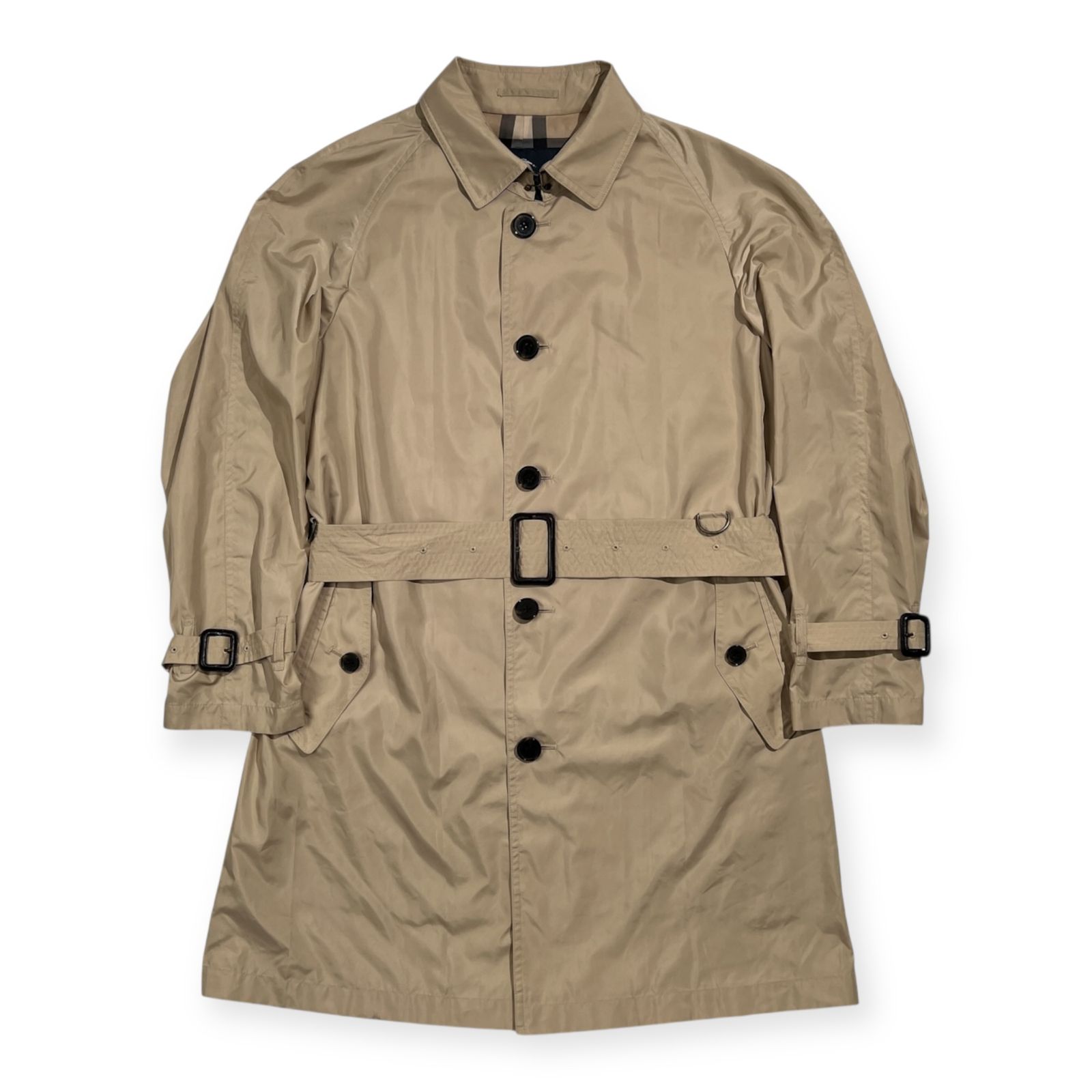 BURBERRY LONDON バーバリー 裏チェック アンゴラ混 メルトン ウール