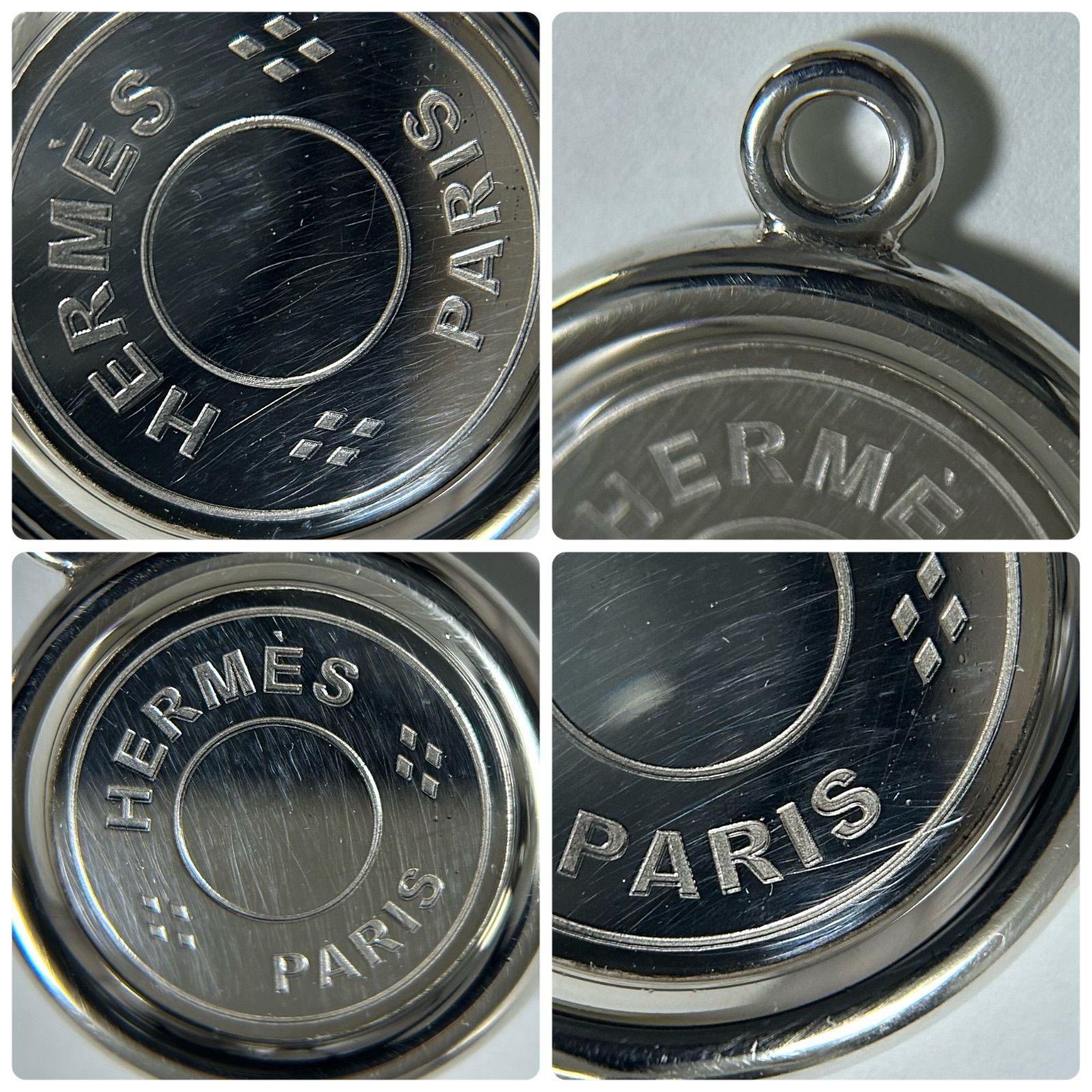 エルメス セリエ ネックレス ペンダント トップ Silver 925 HERMES 