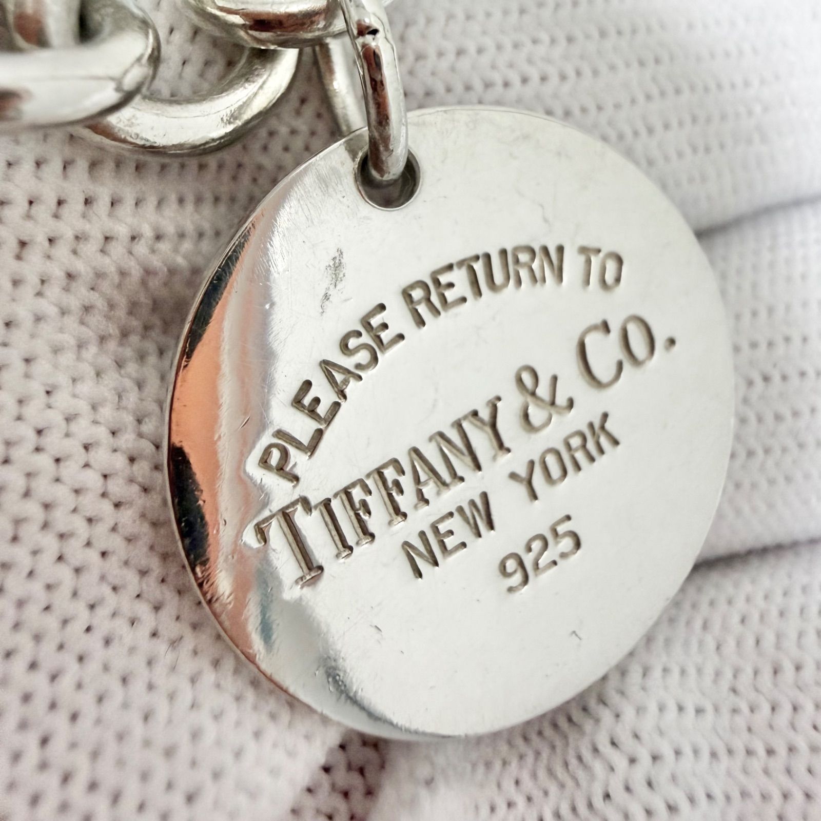 新品仕上済 Tiffany & Co. ティファニー リターントゥ ラウンドタグ 