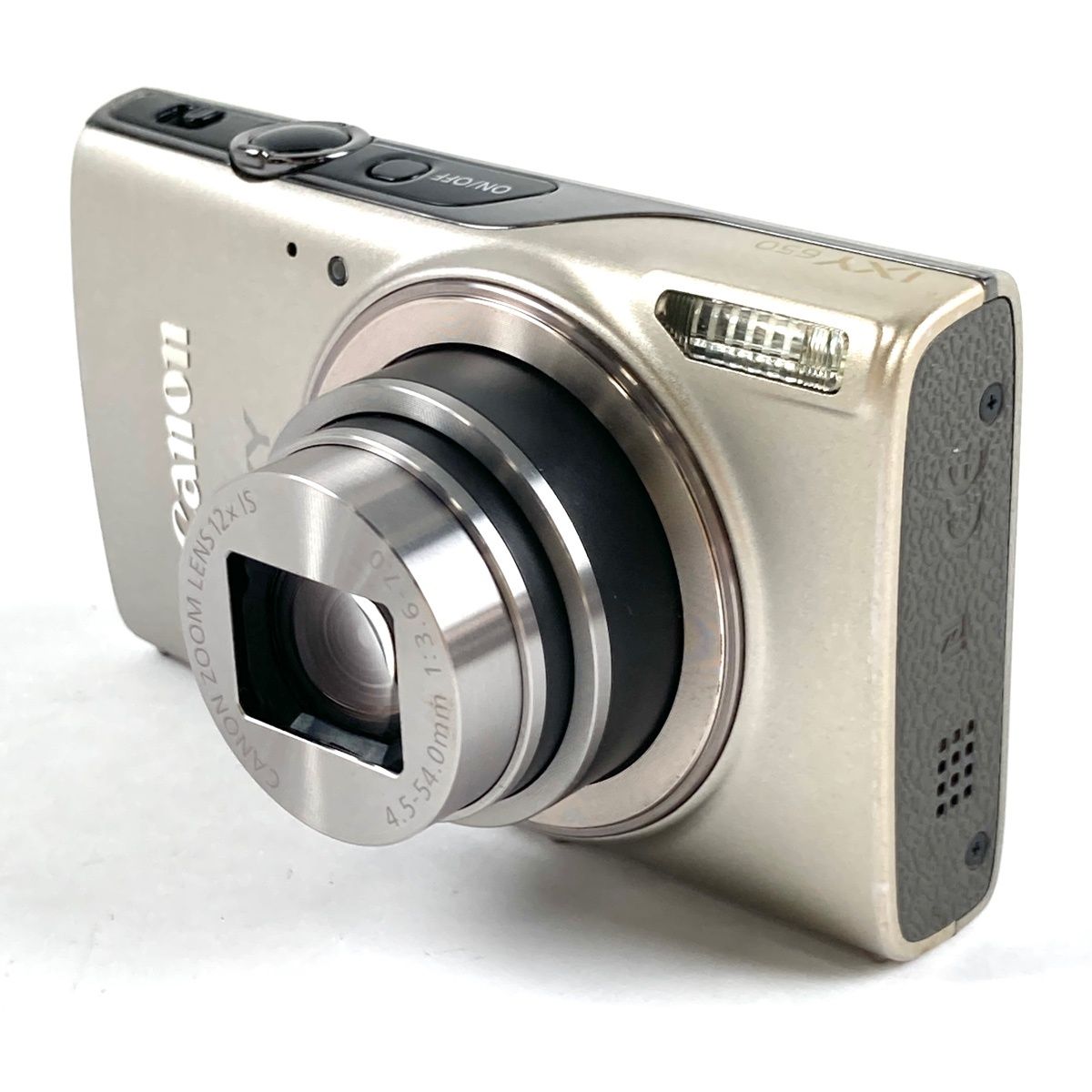 1円～【ジャンク】CANON IXY 650 コンパクトデジタルカメラ シルバー