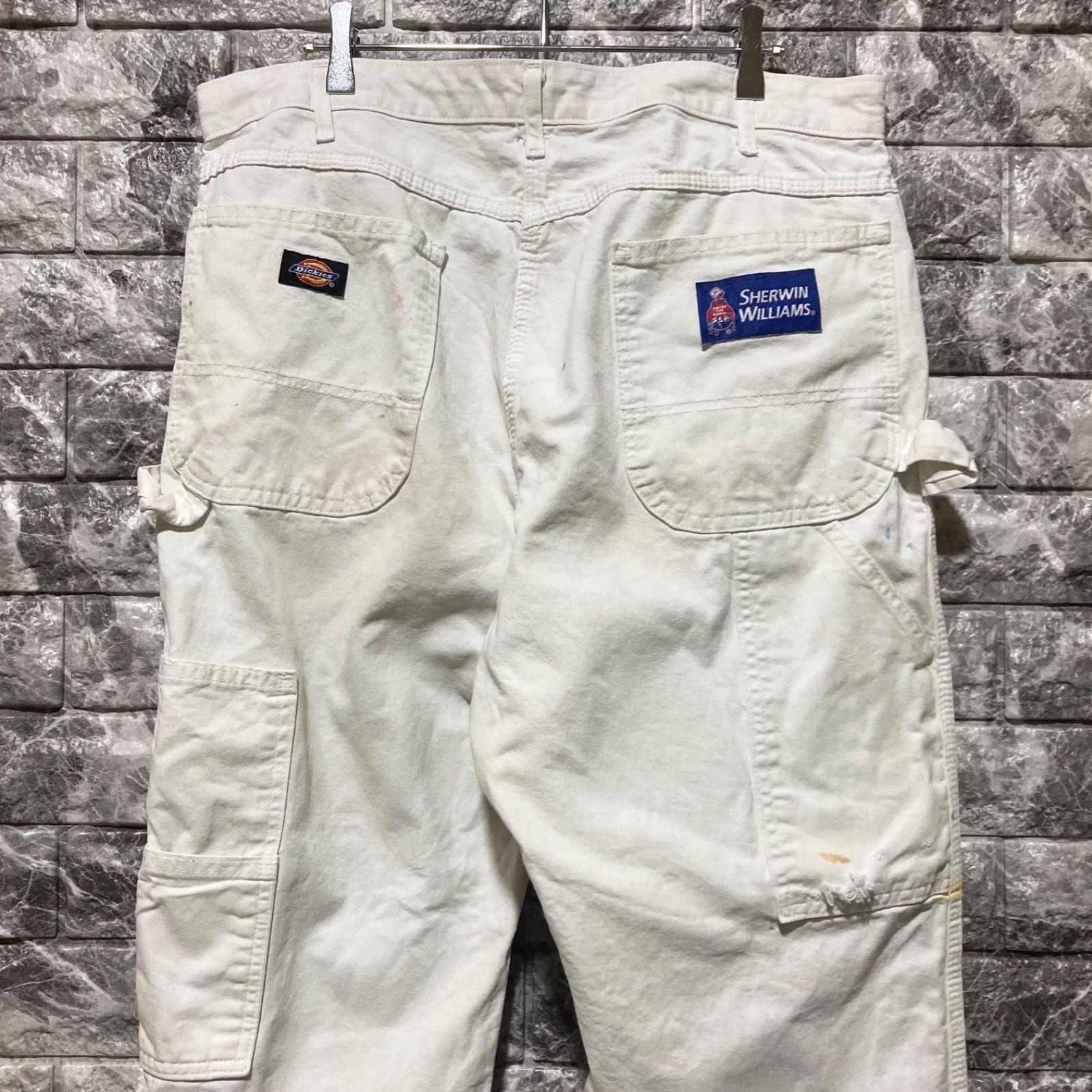 Dickies ホワイト ペインターパンツ ディッキーズ 白ペインター ペンキ 