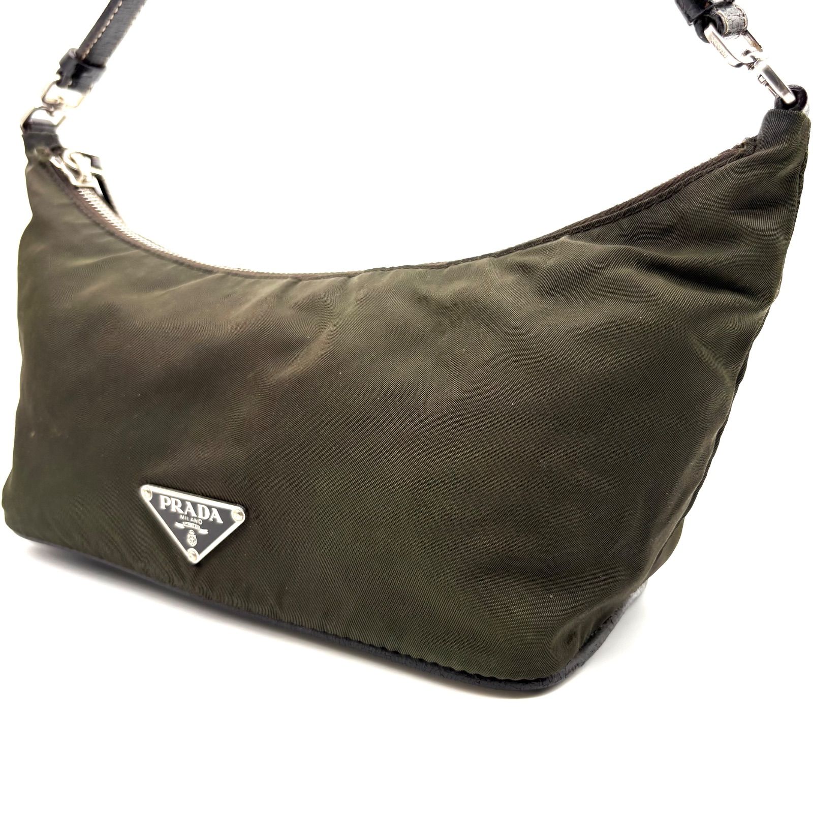 PRADA khakicolor nylon oneshoulderbag プラダ カーキカラー ナイロン 