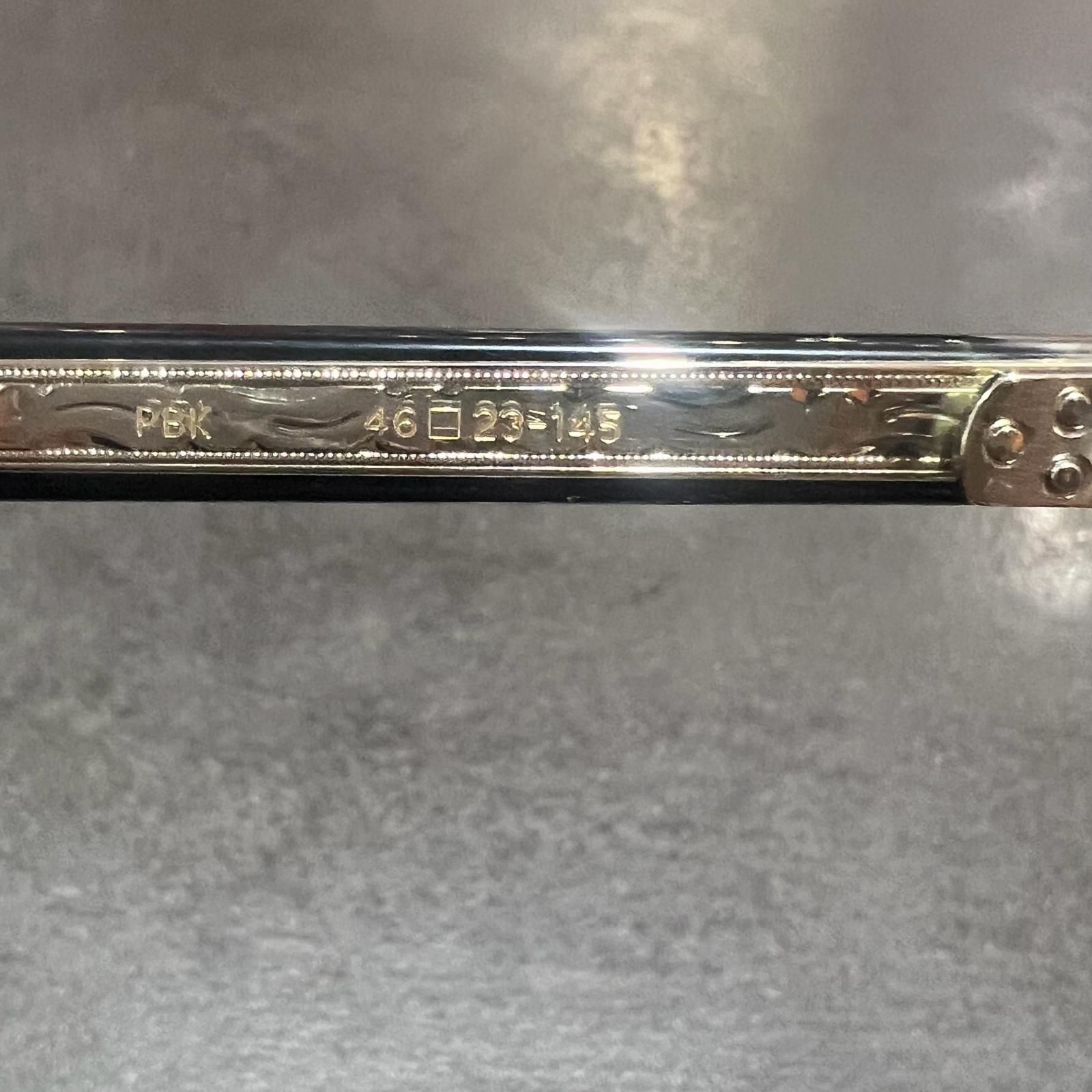 参考上代42900円 EYEVAN Mason PBK 46 メイソン サングラス 眼鏡 