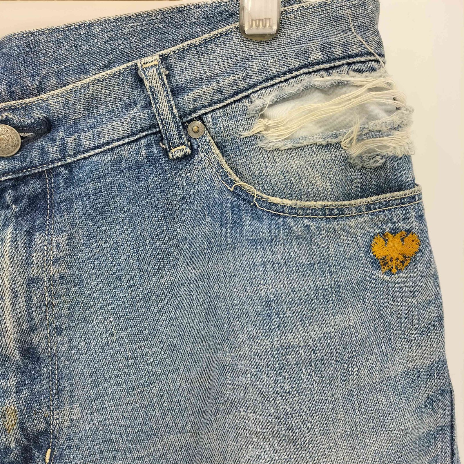 ダブルタップス WTAPS 初期 TRASH ダメージデニムパンツ メンズ LIMA 
