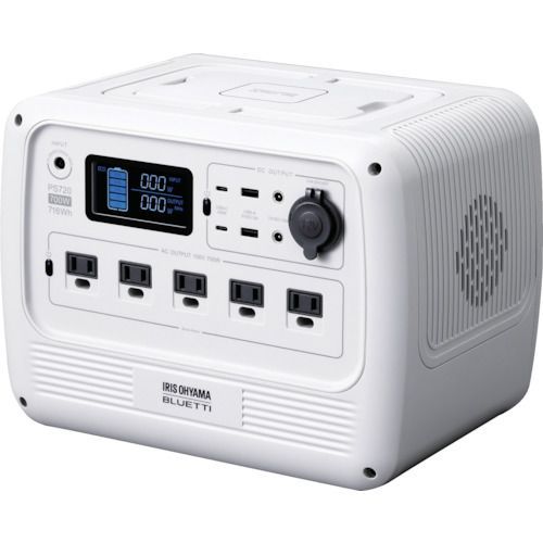 ＩＲＩＳ　１０３４７８　ポータブル電源　７１６Ｗｈ　ホワイト