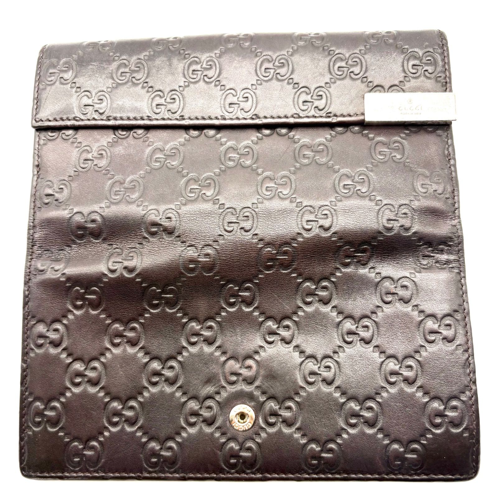 グッチ 233112 グッチシマ GGシグネチャー 二つ折り長財布 ブラウン 美品✨】GUCCI グッチ グッチシマ 長財布 型番233112 ダークブラウン