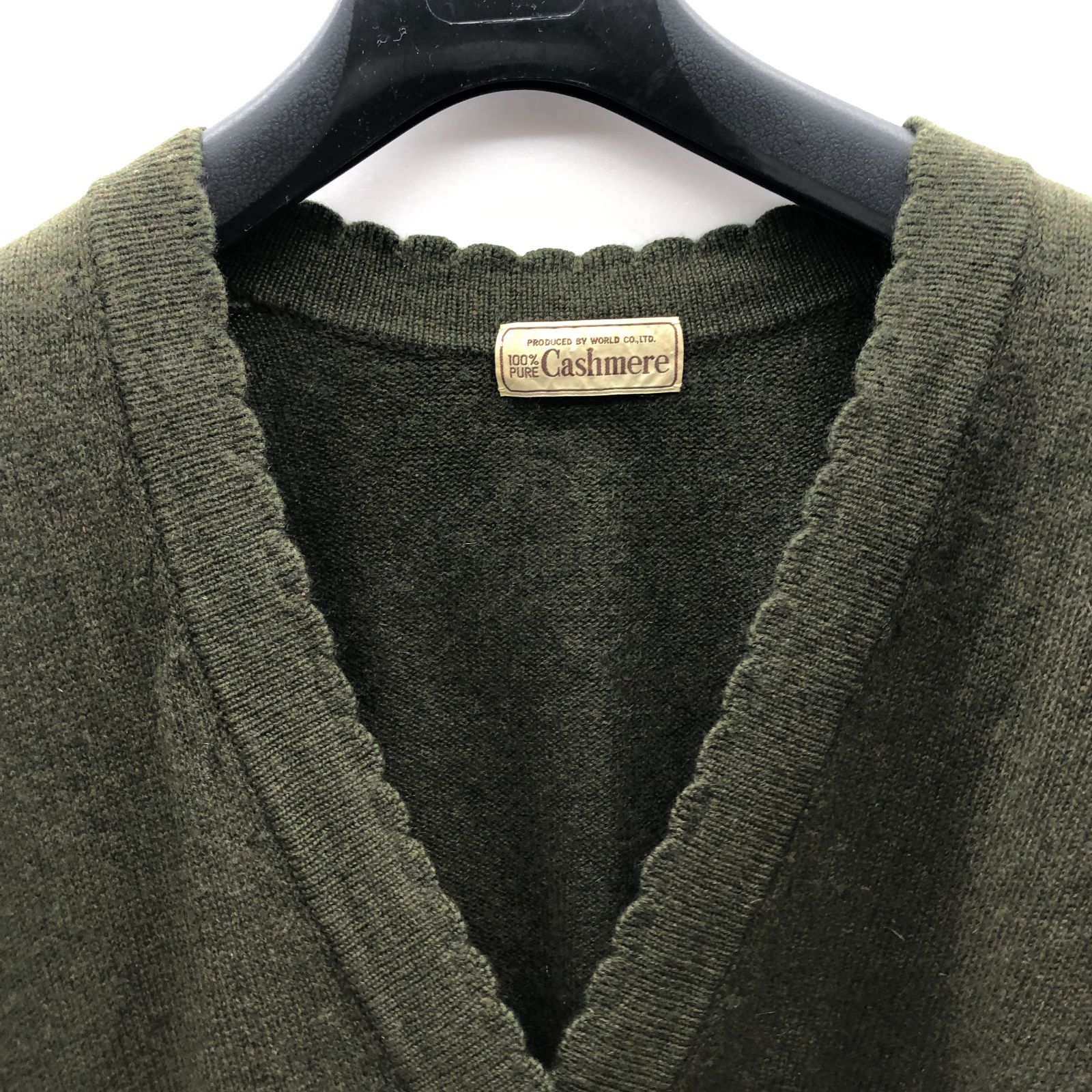 激レア・完売品】BR ダークグリーン カーディガン カシミヤ100% 【公式 