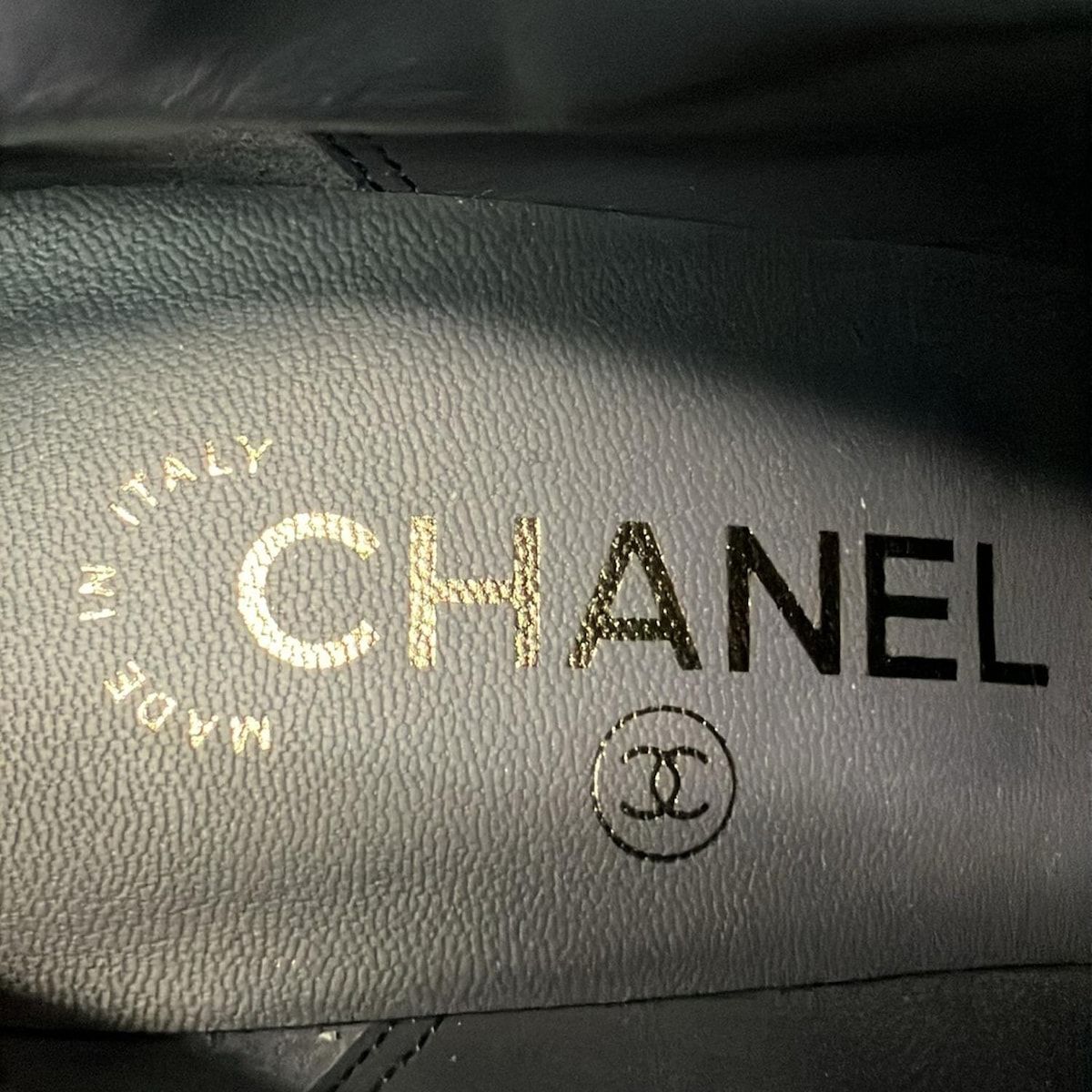 CHANEL(シャネル) ショートブーツ 35 1/2 C レディース G29382 グレー 