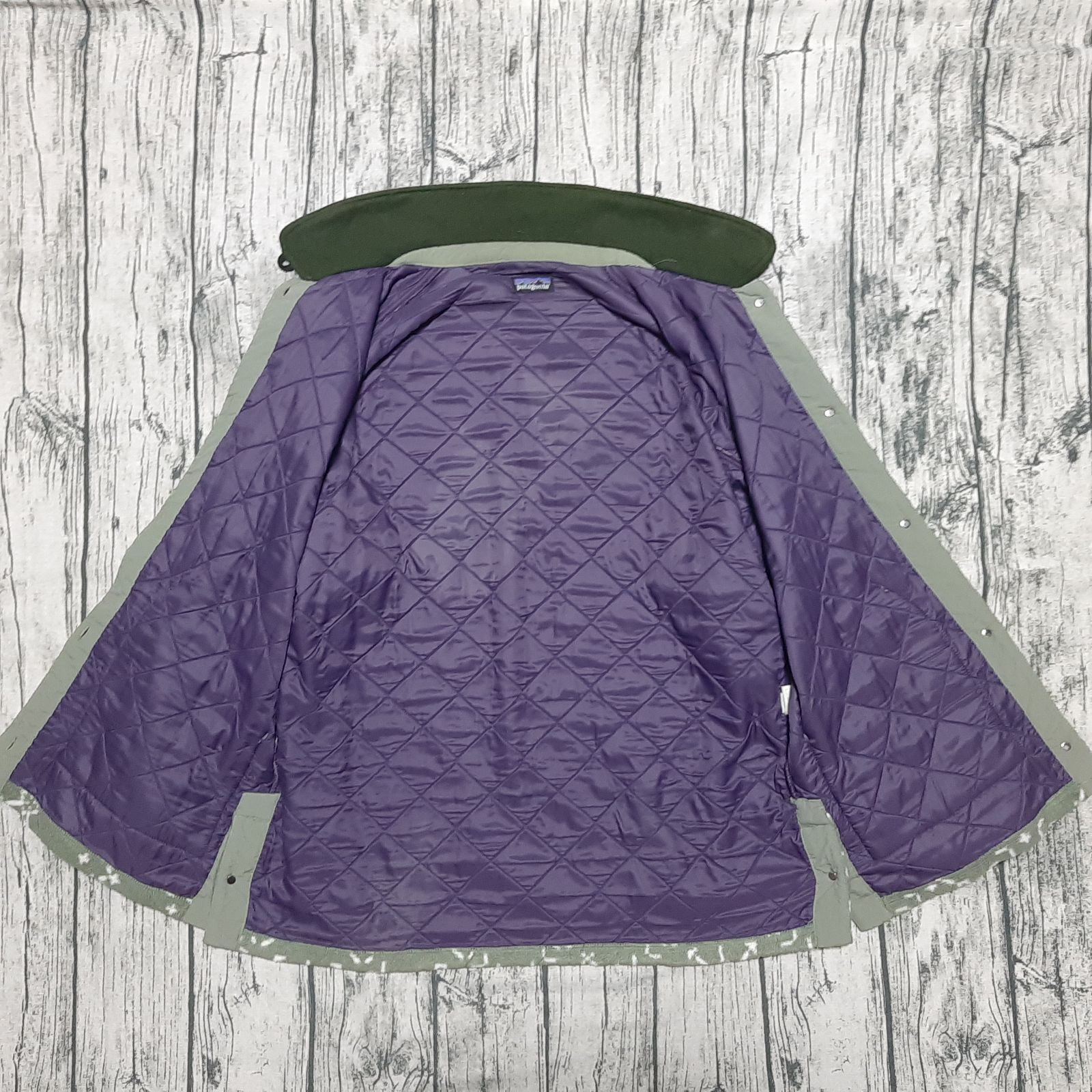 patagonia シンチラシャーリングコート 総柄 雪柄 パタゴニア
