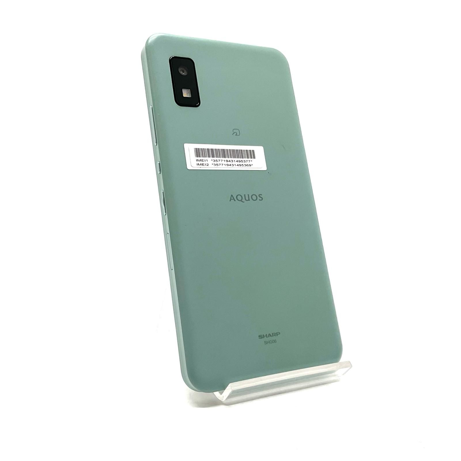 品〕 AQUOS wish 64GB オリーブグリーン SHG06 au SIMフリー【377