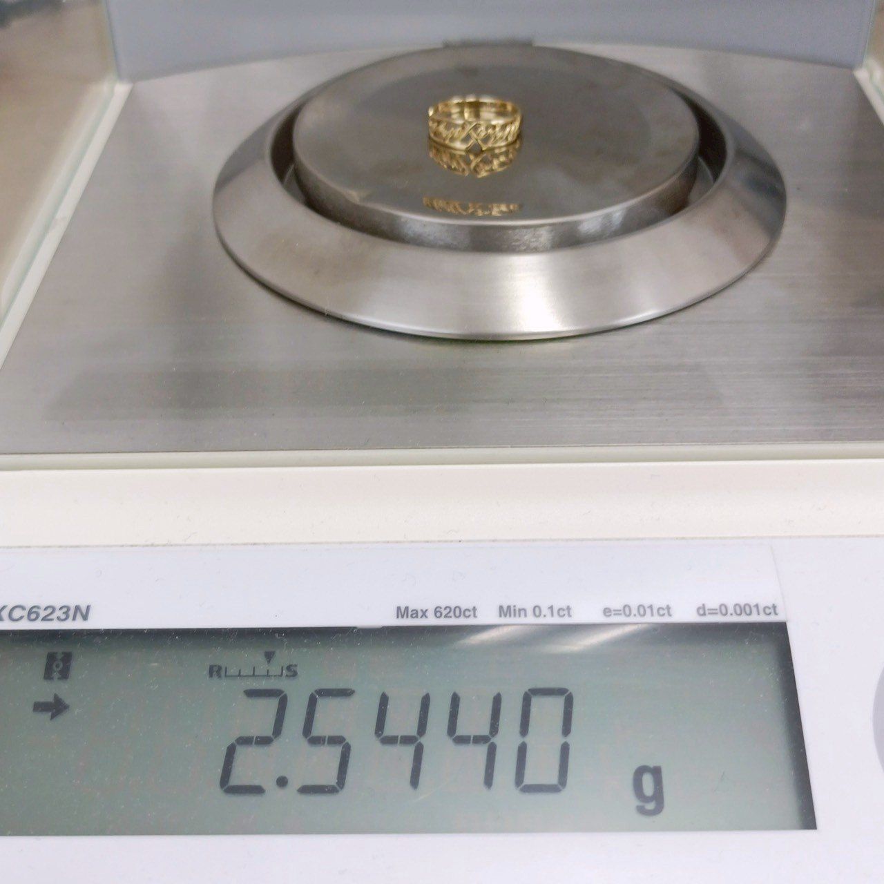 18金 K18 ジュエリーマキ デザインリング 2.54g 11号 Z391 - メルカリ