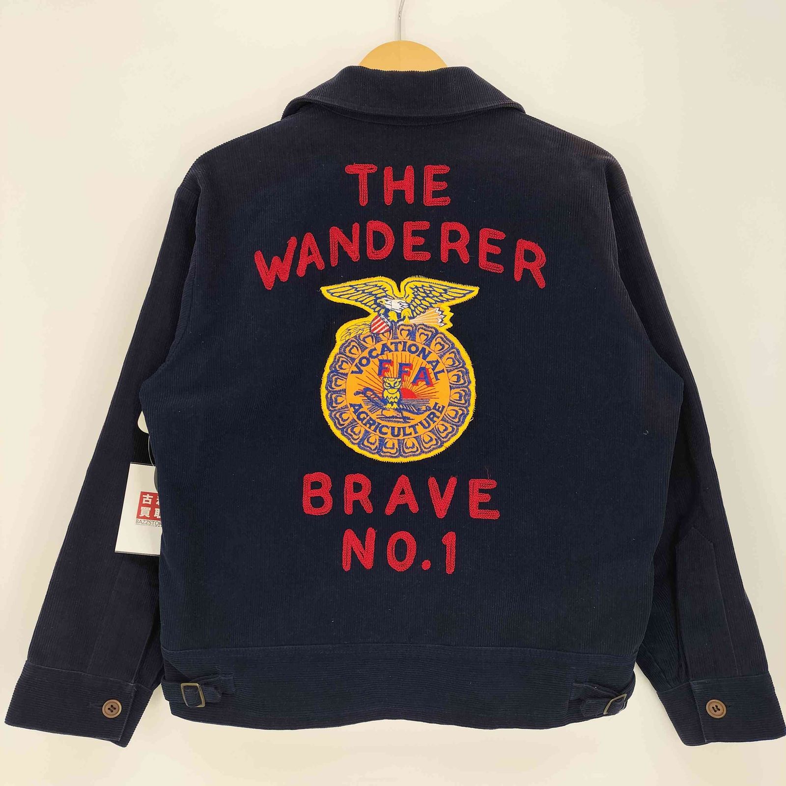 ユーズドフルギ USED古着 80-90s ROSEジップ VOCATIONAL EFA刺繍 細畝 