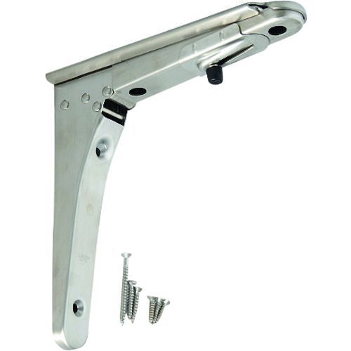 スガツネ工業　（１２００３０１１１）ＢＯＳ−１８０ステンレス鋼製折りたたみ棚受