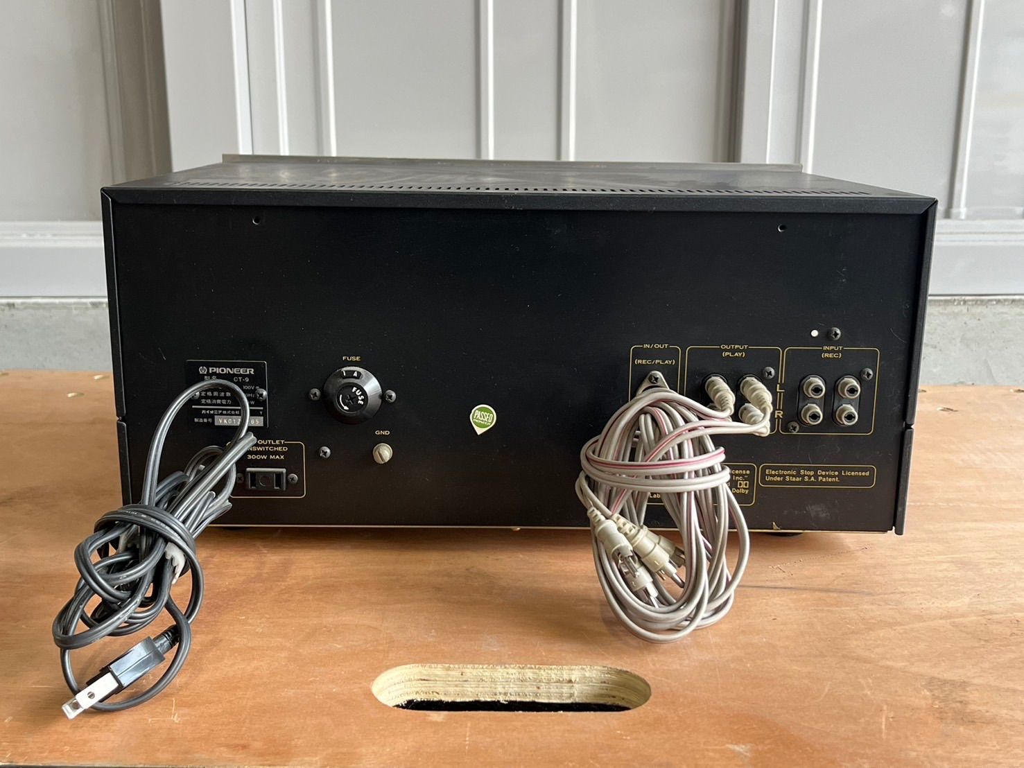 ジャンク品】PIONEER CT-9 ステレオカセットデッキ パイオニア H1712