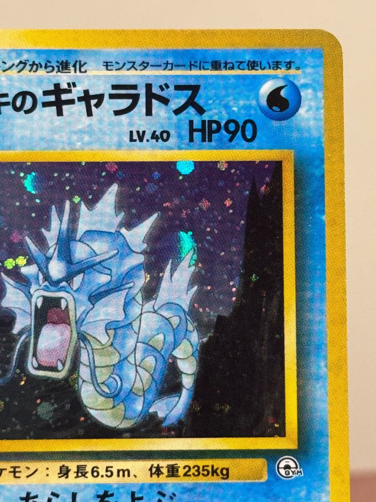 サカキのギャラドス ポケモンカード 旧裏 LV.40 HP90 キラ ポケモン