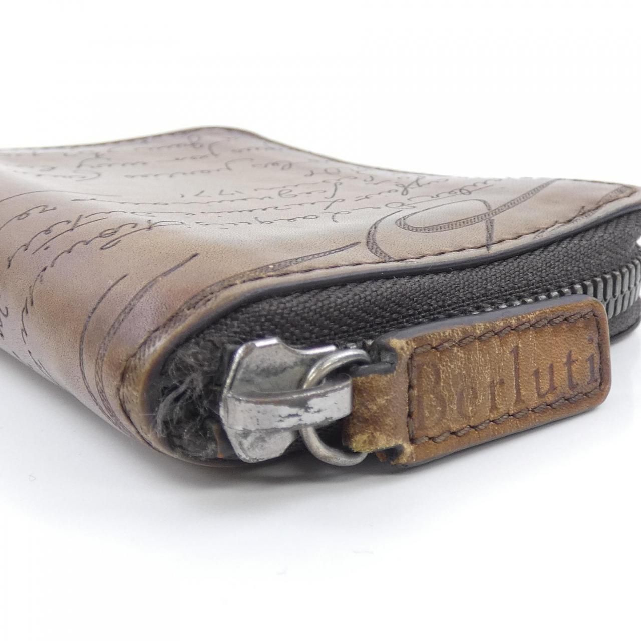 ベルルッティ Berluti ワパスクリットレザージップ付き COIN CASE 