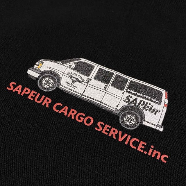SAPEur CARGO SERVICE JAPANTOUR HOODIE SIZE-XXL サプール フーディー 