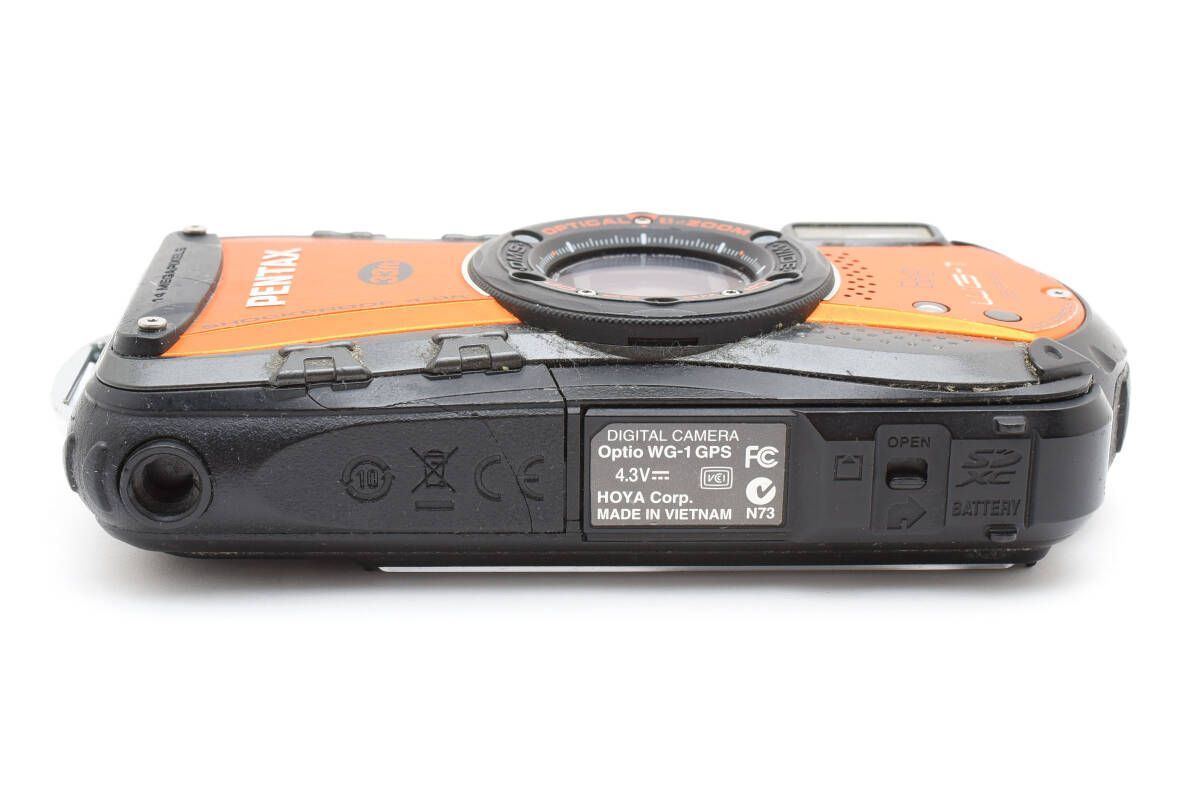 ☆良品☆ ペンタックス PENTAX OPTIO WG-1 GPS オレンジ デジタル 