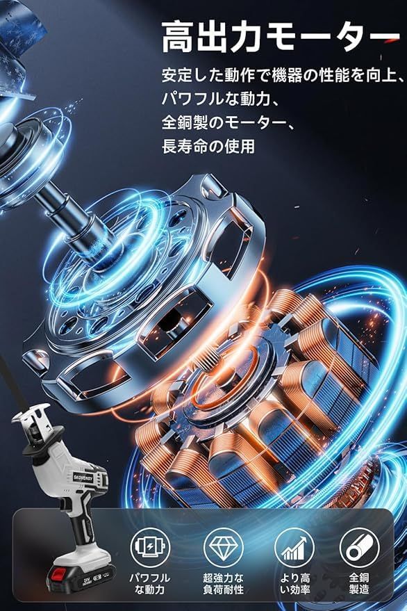 レシプロソー 家周りの木材・金属をラクにカット！無段変速＆軽量設計、2個バッテm レシプロソー 家周りの木材・金属をラクにカット！無段変速＆軽量設計