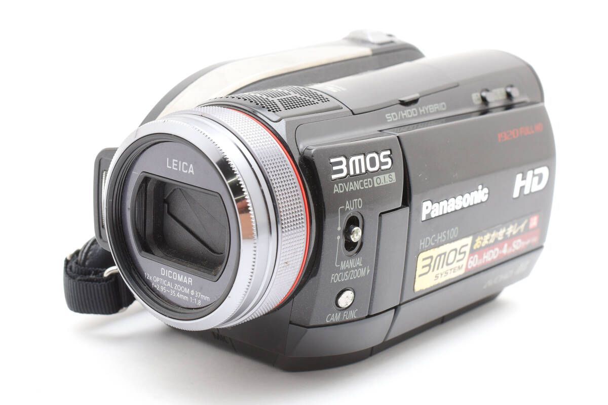 ☆良品☆ パナソニック Panasonic HDC-HS100 ブラック デジタルビデオ