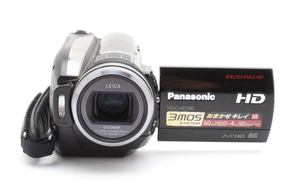 ☆良品☆ パナソニック Panasonic HDC-HS100 ブラック デジタルビデオ