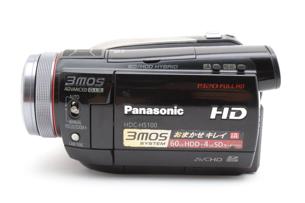 ☆良品☆ パナソニック Panasonic HDC-HS100 ブラック デジタルビデオ