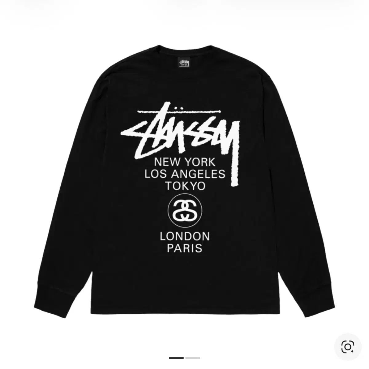 STUSSY SEOUL ロンT 黒 S 美品 正規品 ステューシー ソウル 【公式通販】