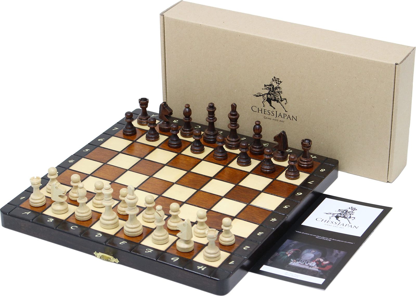 チェス プレミアム・マグネティック 28cm ChessJapan 木製 磁石式