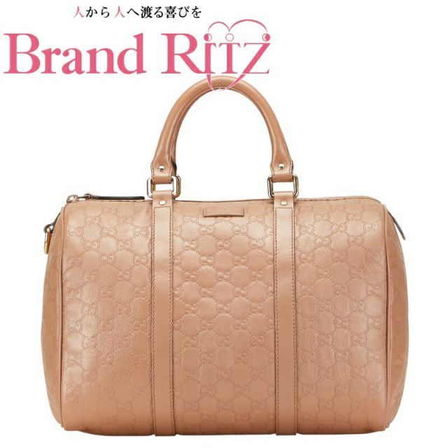中古 グッチ グッチシマ ハンドバッグ ミニボストンバッグ ABランク 