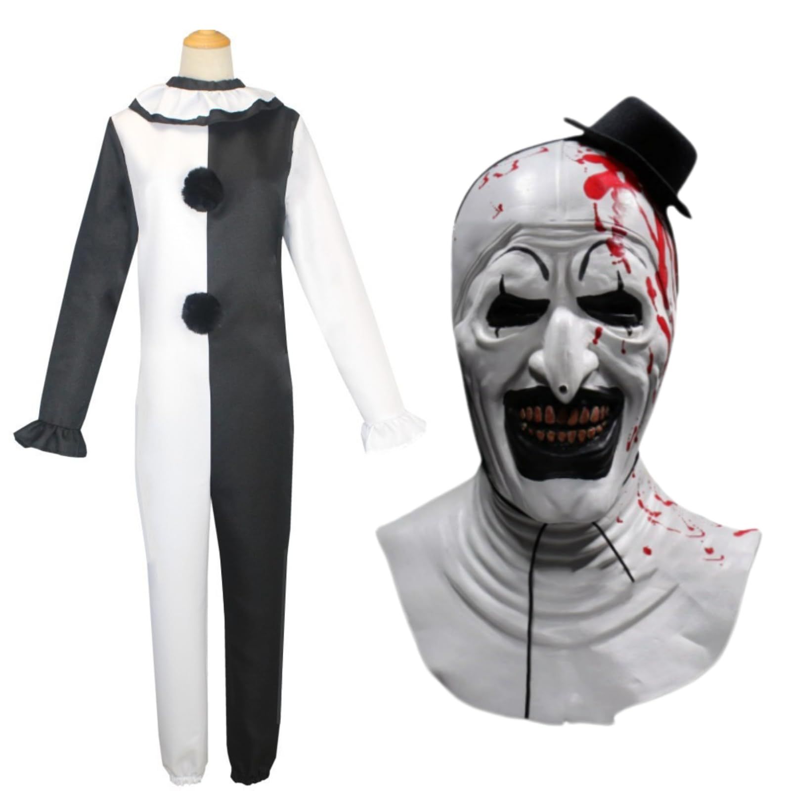 mewin テリファー コスプレ衣装 ピエロ コスチューム ジョーカー COSPLAY コスプレ服 仮装 変装 制服 イベント ハロウィン M M