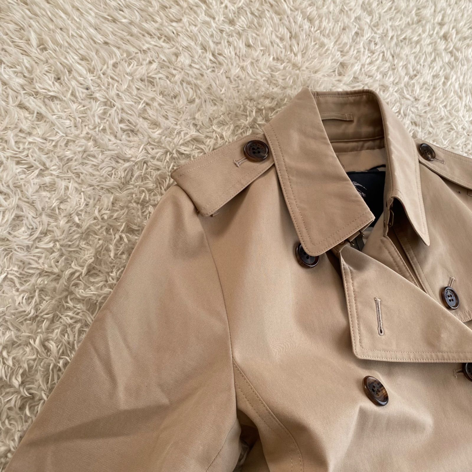 極美品！BURBERRY LONDON バーバリーロンドン トレンチコート ノバ