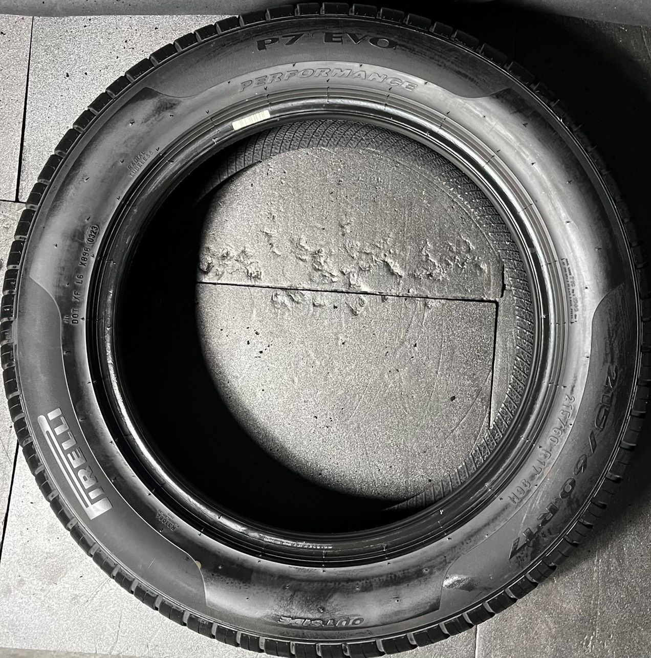 2024/2023年製 約9.2～9.5分山 ピレリ PIRELLI P7 EVO PERFORMANCE 215