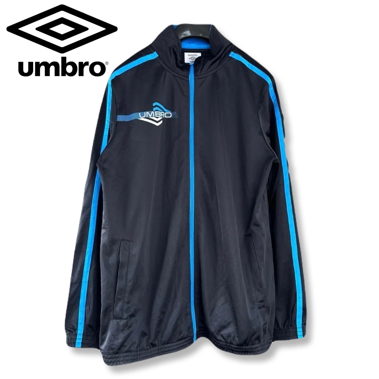 UMBRO アンブロ トラックジャケット XL ロゴ ブルーライン Tailored By 