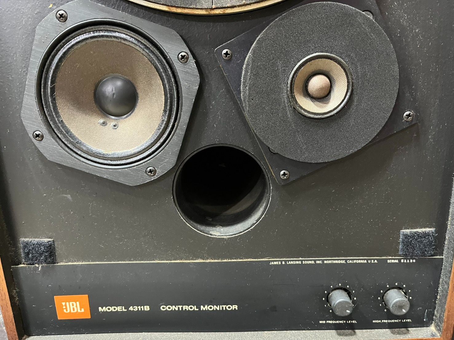 ○ 簡単な音出しのみ JBL 4311B ペアスピーカー control monitor ○ 簡単な音出しのみ JBL 4311B ペアスピーカー control monitor