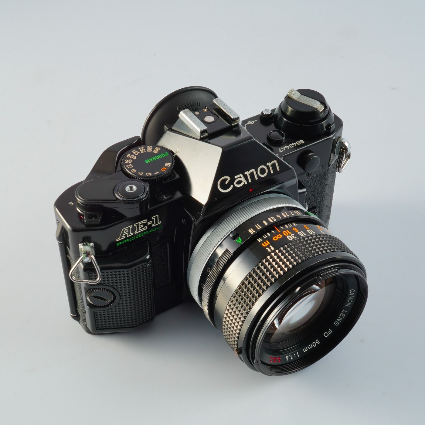 AB-0789 Canon AE-1 PROGRAM 一眼レフカメラ フィルムカメラ FD 50mm 1