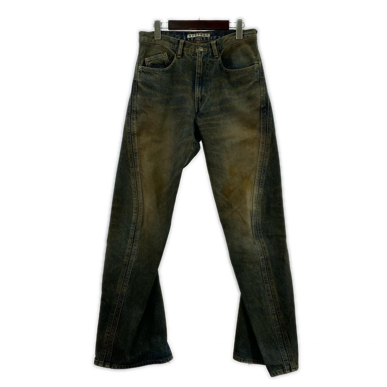 NVRFRGT 3D Twisted Wide Leg Jeans 2