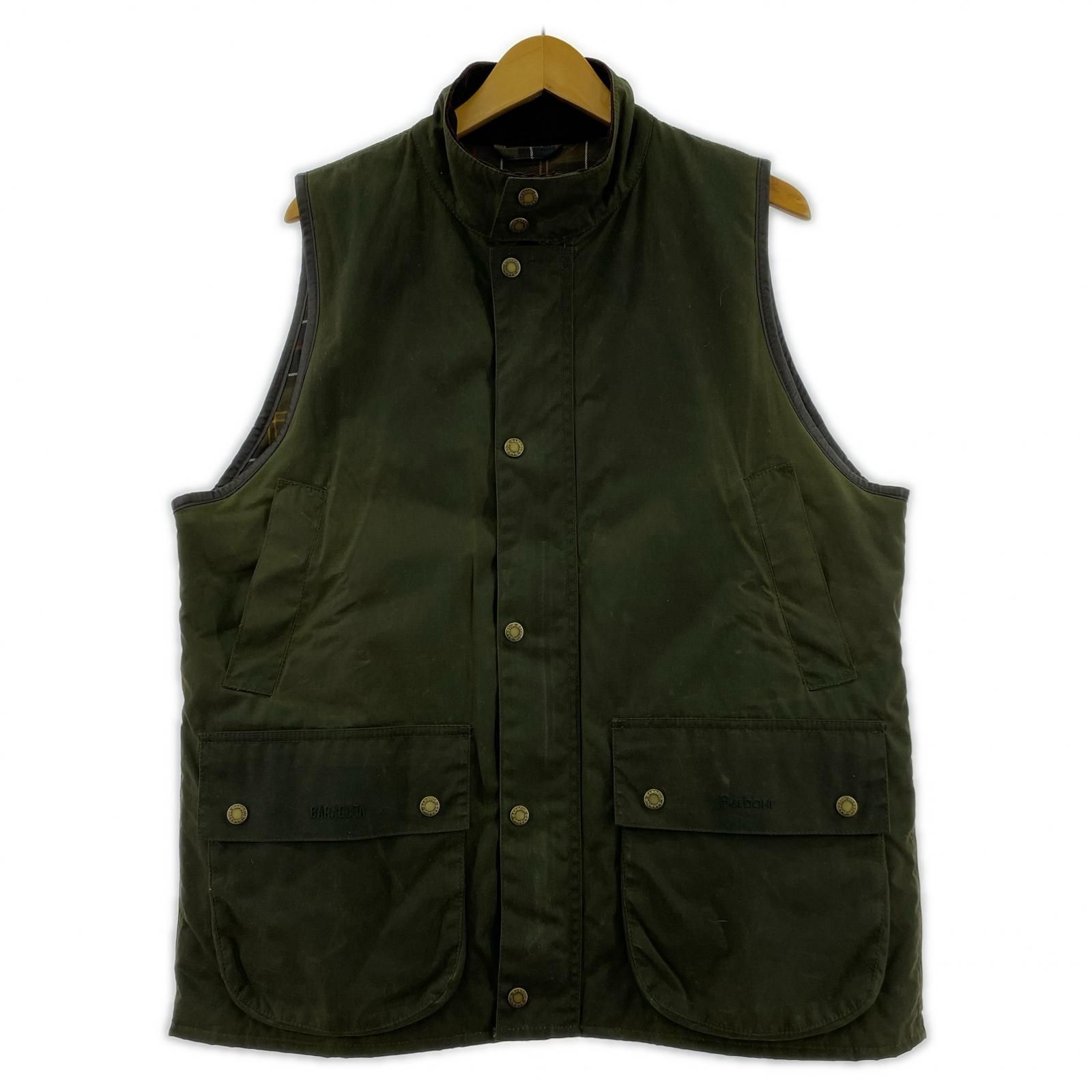 Barbour × BARACUTA ﾜｯｸｽｺｯﾄﾝ ﾍﾞｽﾄ S - メルカリ