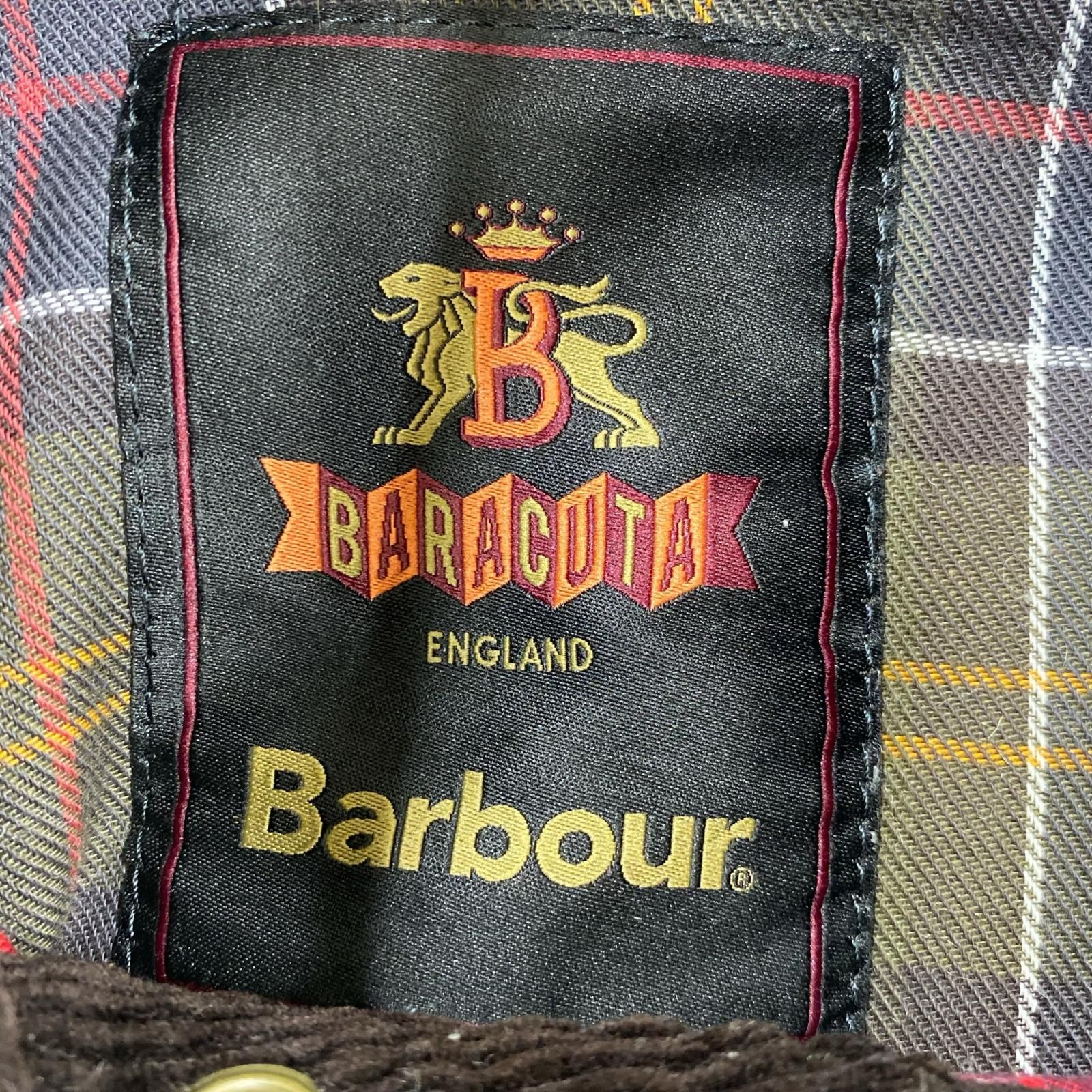 Barbour × BARACUTA ﾜｯｸｽｺｯﾄﾝ ﾍﾞｽﾄ S - メルカリ
