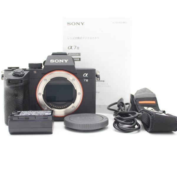 SONY ソニー α7Ⅲ ILCE-7M3 ミラーレス一眼カメラ 極上品 ショット数