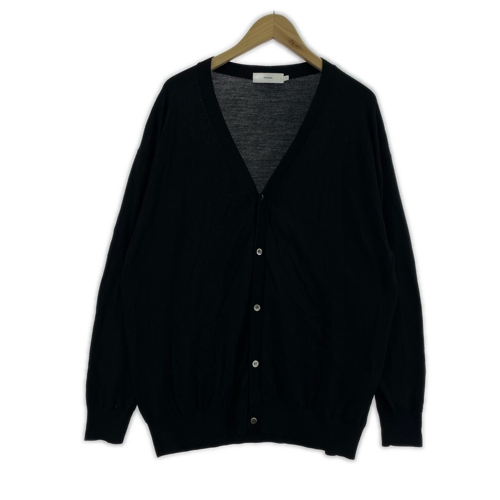 Graphpaper HIGH GAUGE KNIT CARDIGAN 1 GU193-80082B - メルカリ