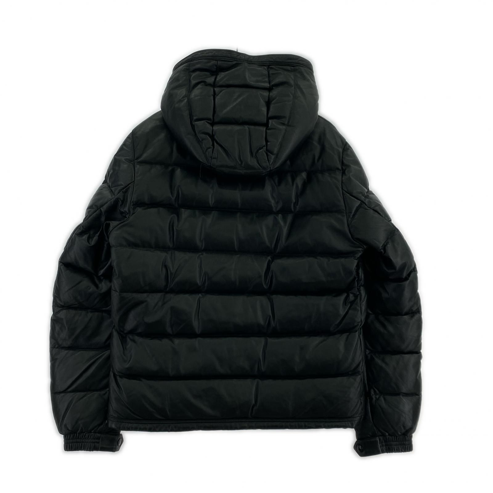 MONCLER 21AW ラムレザーフード付きダウンジャケット GEBROULAZ - メルカリ