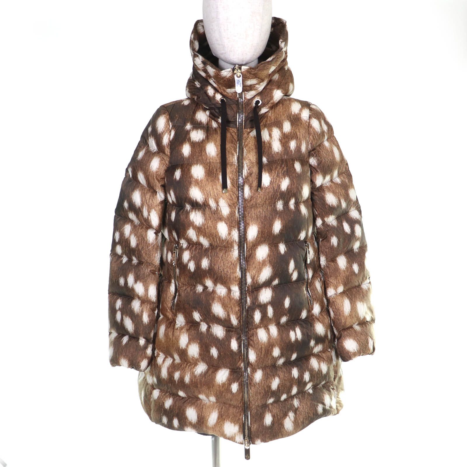 極美品△MONCLER モンクレール SUYEN スイエン ロゴジップ ファー 