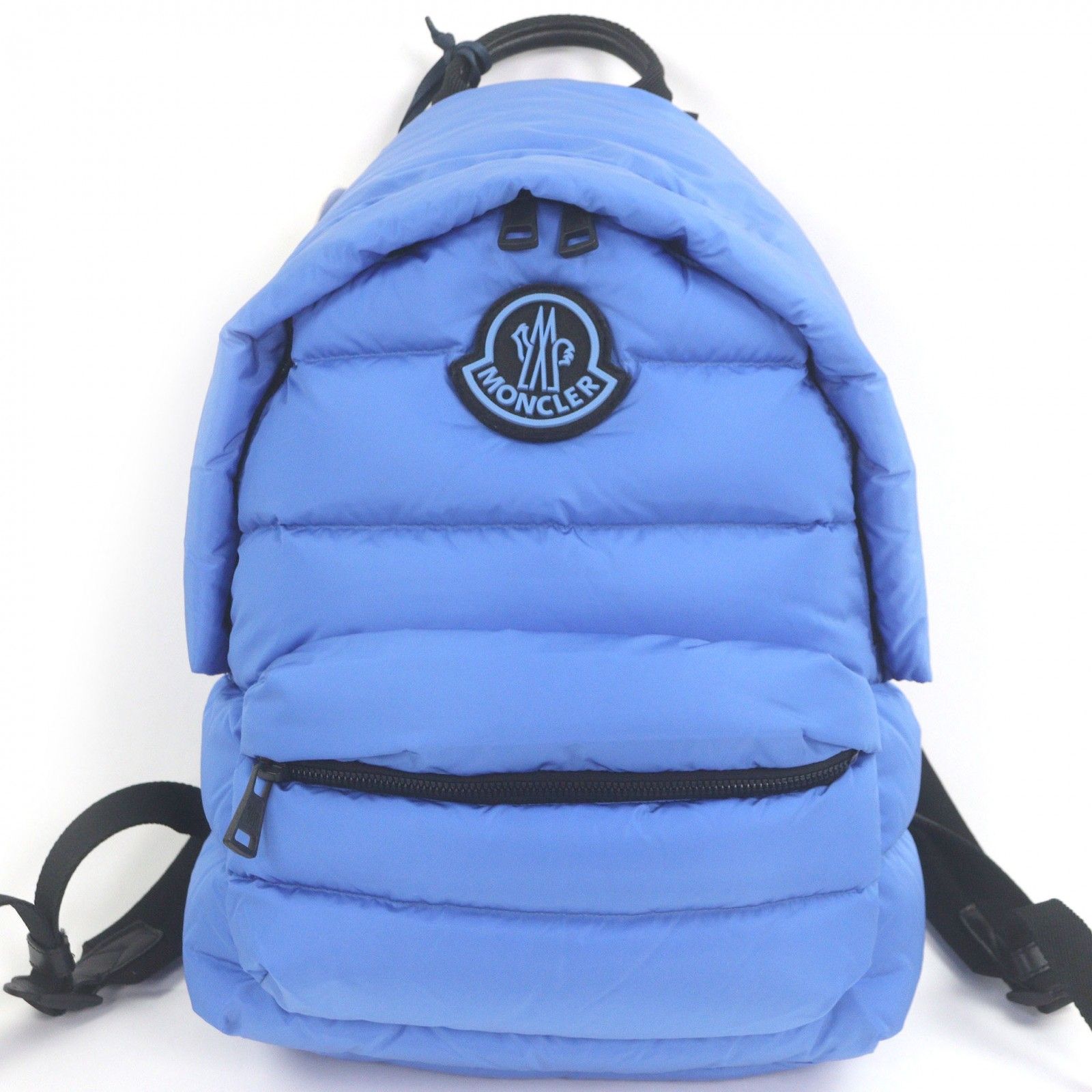 美品□MONCLER モンクレール LEGERE BACKPACK ダウン入り ロゴワッペン 