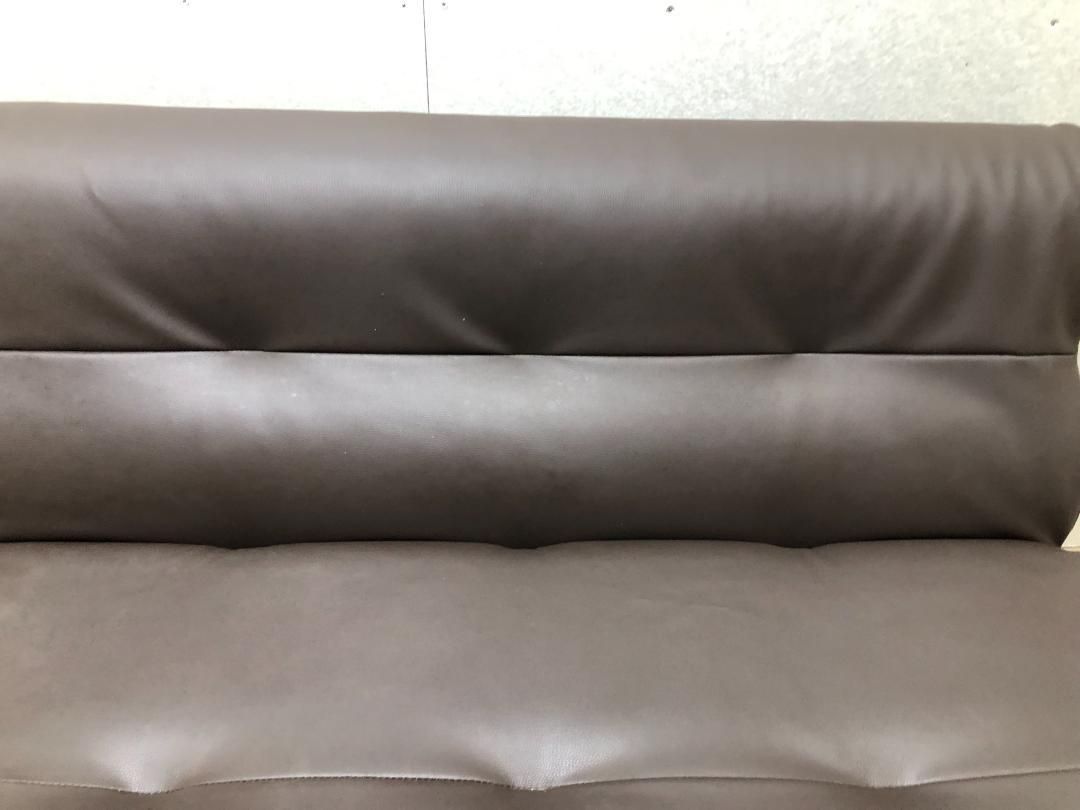 【美品】2人掛け 合皮ソファ　引き取り希望　【糸島市内 送料無料】250222-5 美品】2人掛け 合皮ソファ 引き取り希望 250222-5 - メルカリ