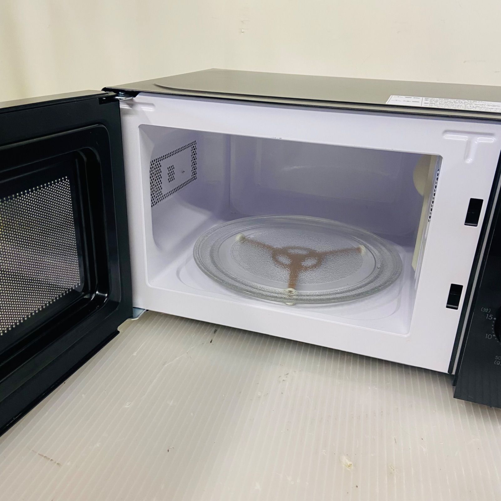 3r15.ニトリ 東日本用電子レンジ MM720CUKN4 50Hz ブラック 商品CD 