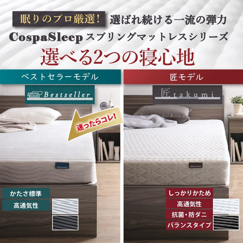 最安値】ダブルベッド 大容量 収納ベッド マットレス付き 新品送料込 