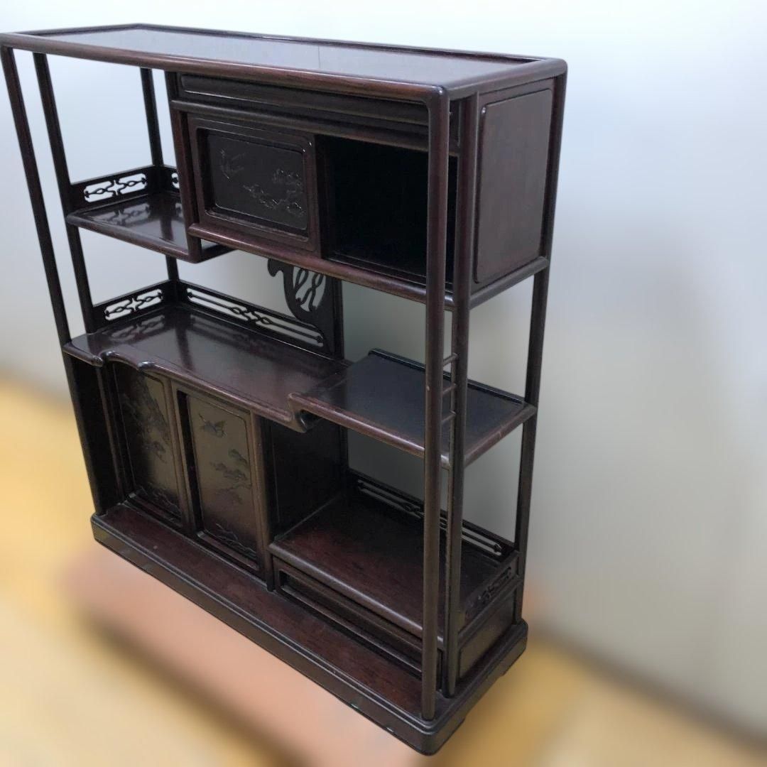 飾り棚 違い棚 茶棚 和家具 【公式通販】