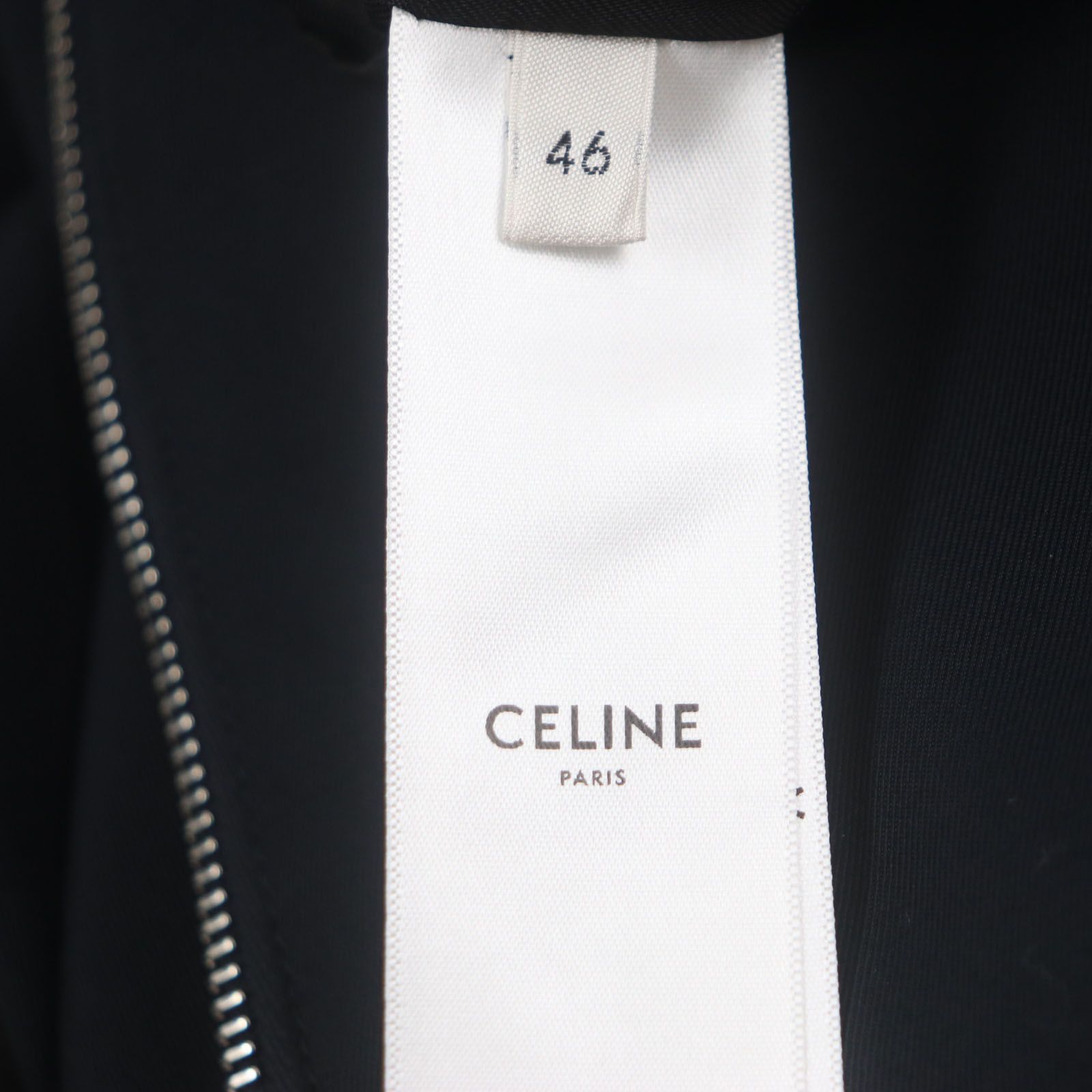 極美品▽CELINE セリーヌ 2W47B585X 公式掲載中 トリオンフ刺繍 ジップ 