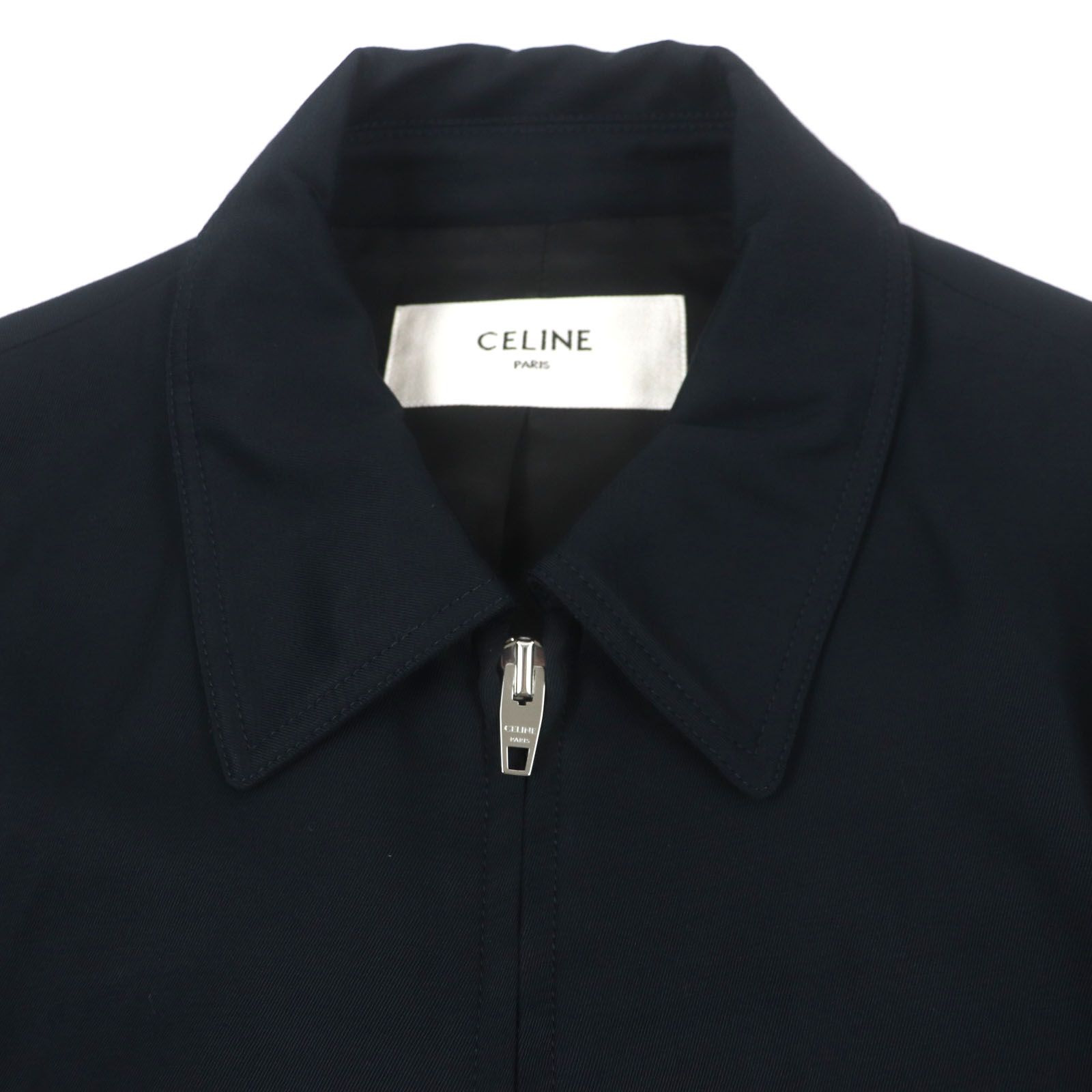 極美品▽CELINE セリーヌ 2W47B585X 公式掲載中 トリオンフ刺繍 ジップ