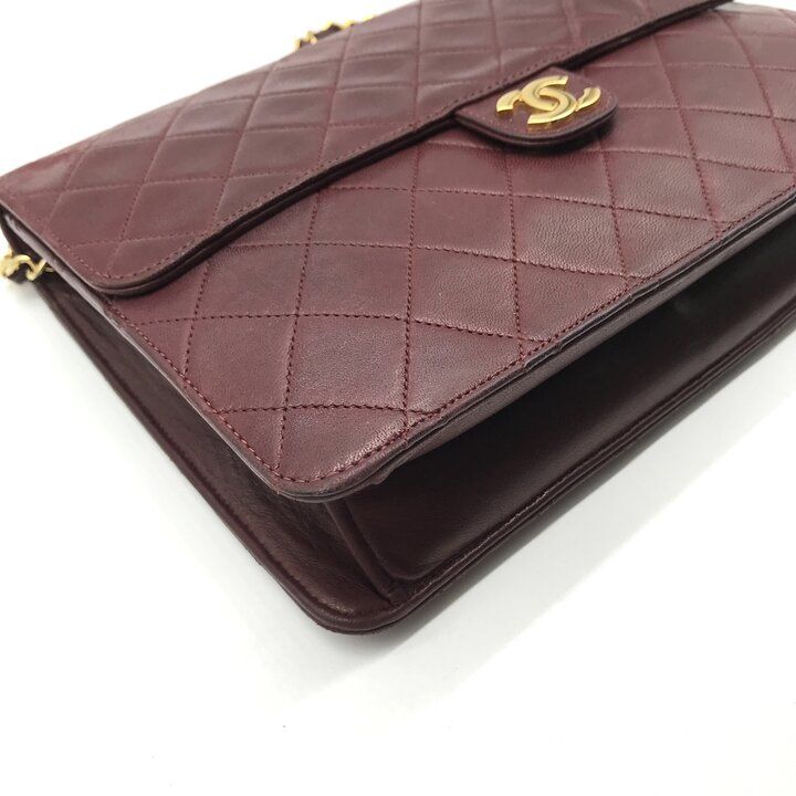 良品 CHANEL シャネル ココマーク ミニ マトラッセ プッシュロック